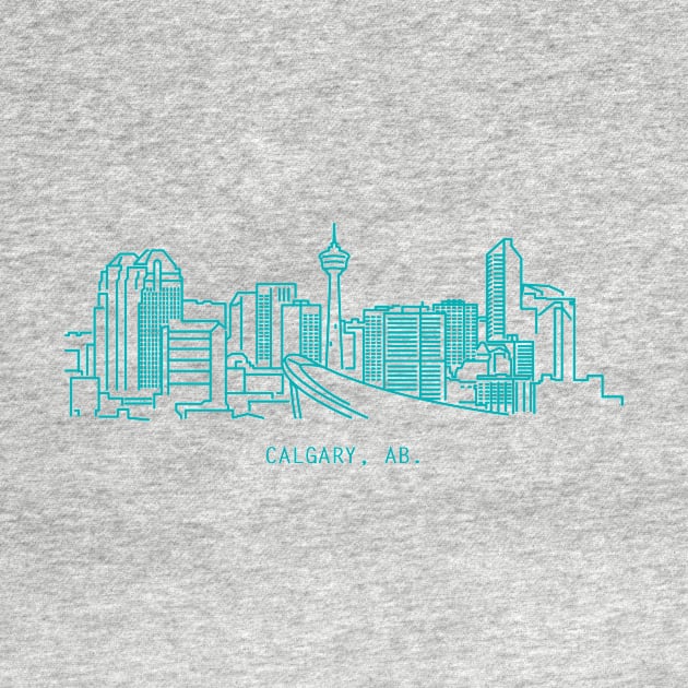 Early 2000's Calgary skyline. by scotmccormack